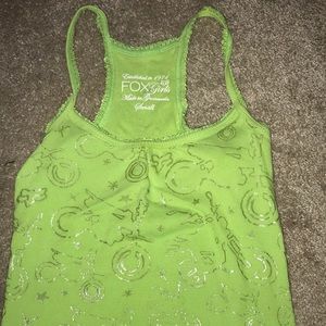 Vintage fox tank top